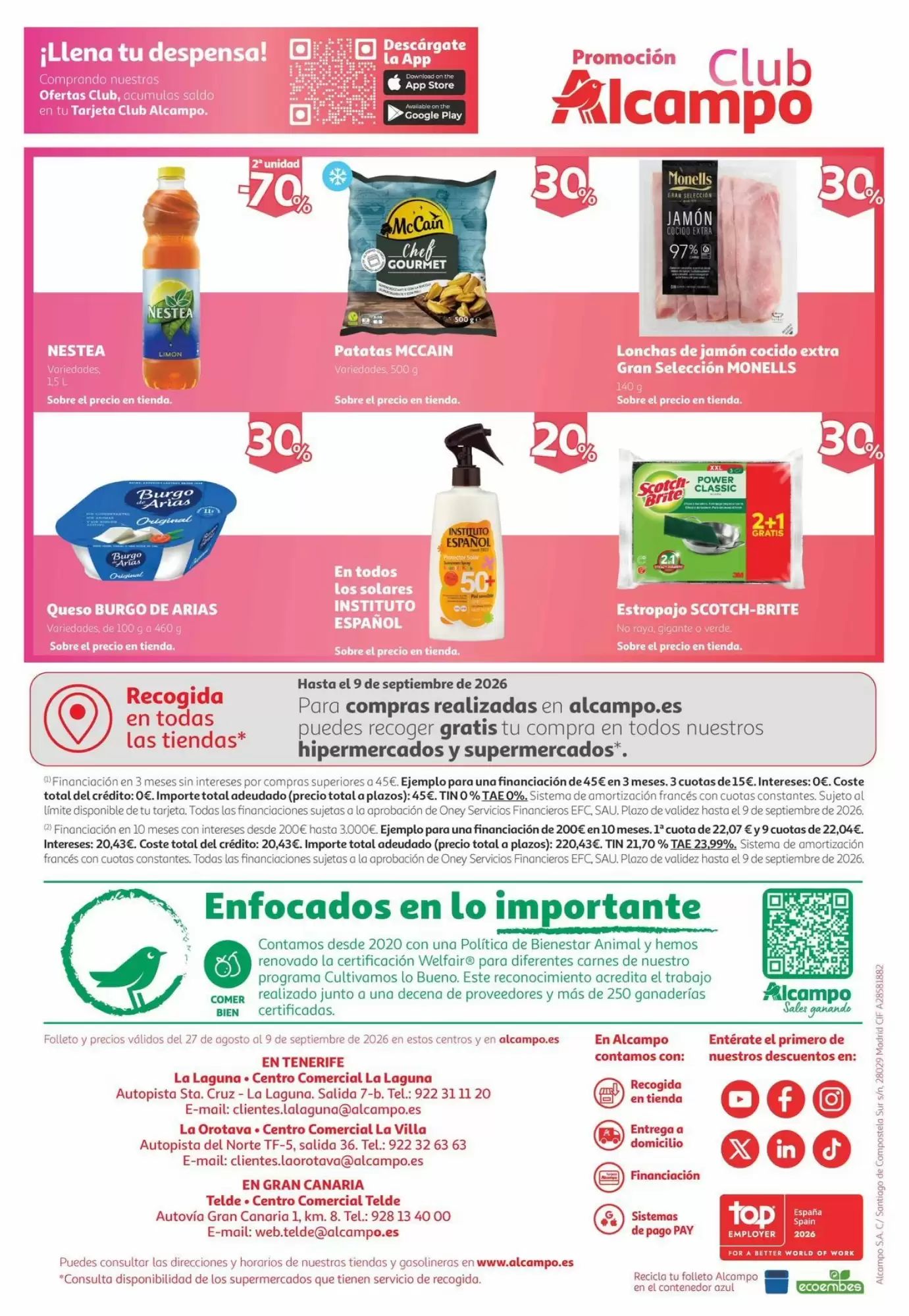 Folleto Alcampo 27/08 - 09/09