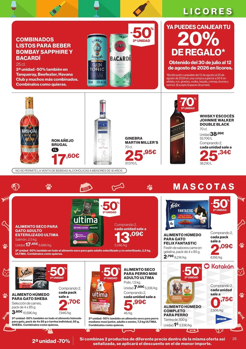 Folleto Hipercor 13/08 - 25/08