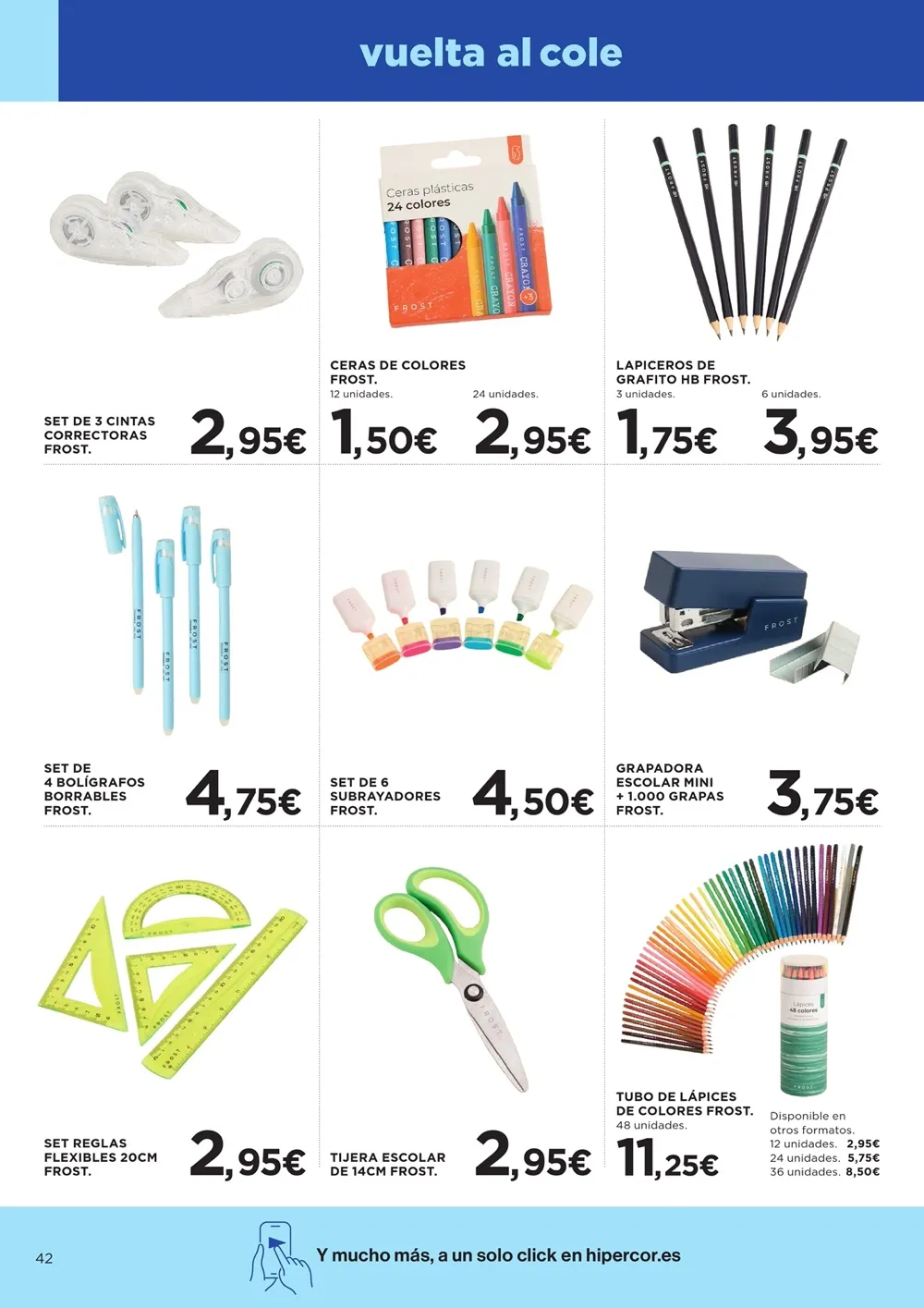 Folleto Hipercor 13/08 - 25/08