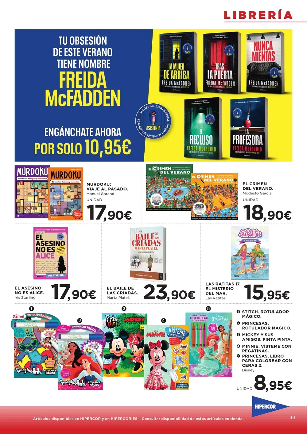 Folleto Hipercor 13/08 - 25/08