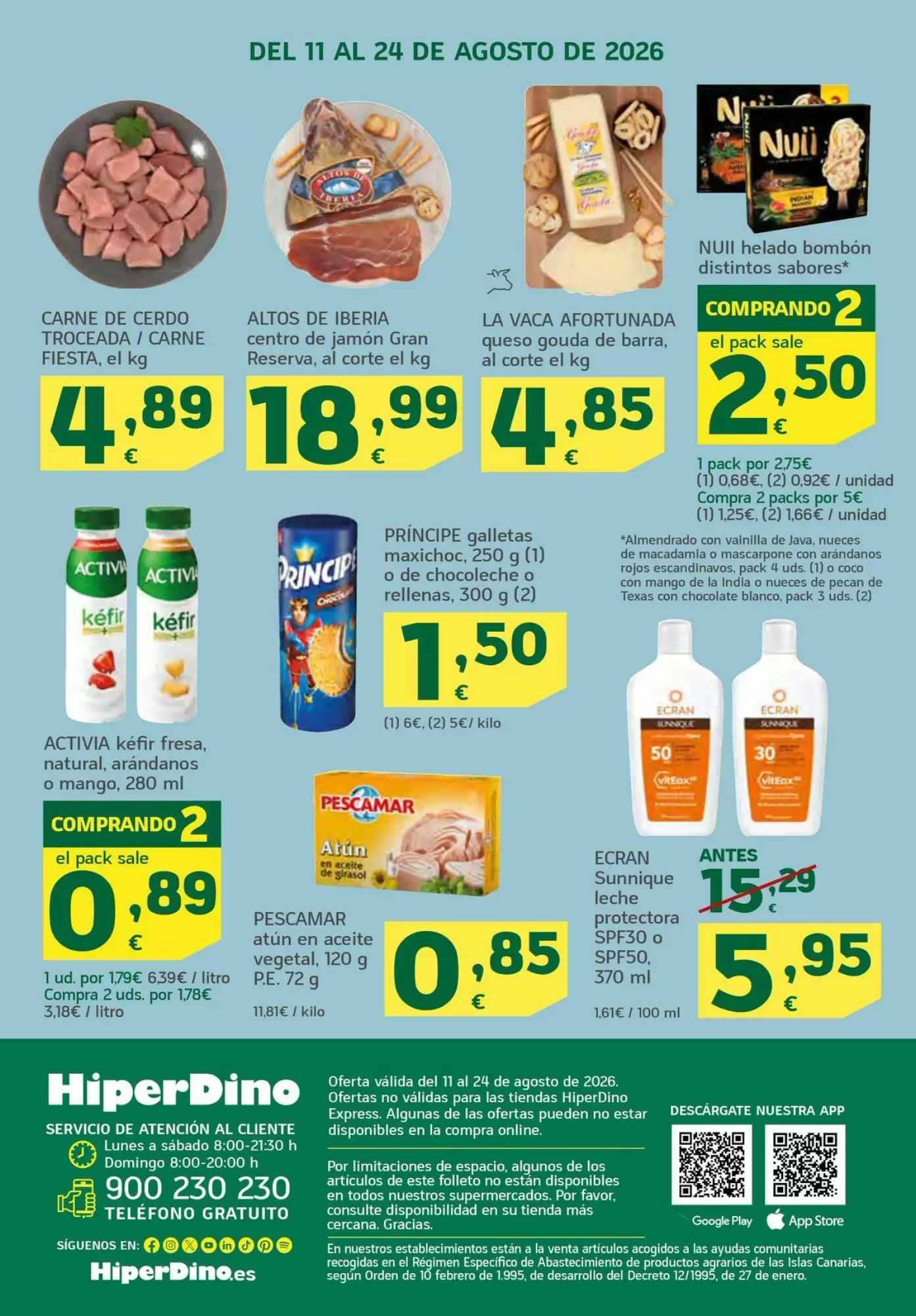 Folleto Hiperdino 11/08 - 24/08