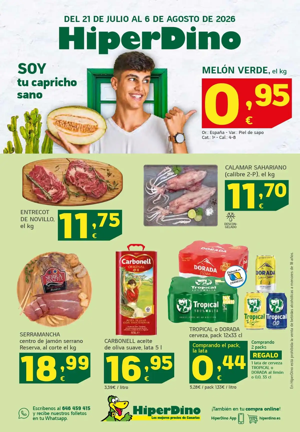 Folleto Hiperdino Des 21/07/2026 Al 06/08/2026 Nuevo - Imagen 1 Des 21/07/2026