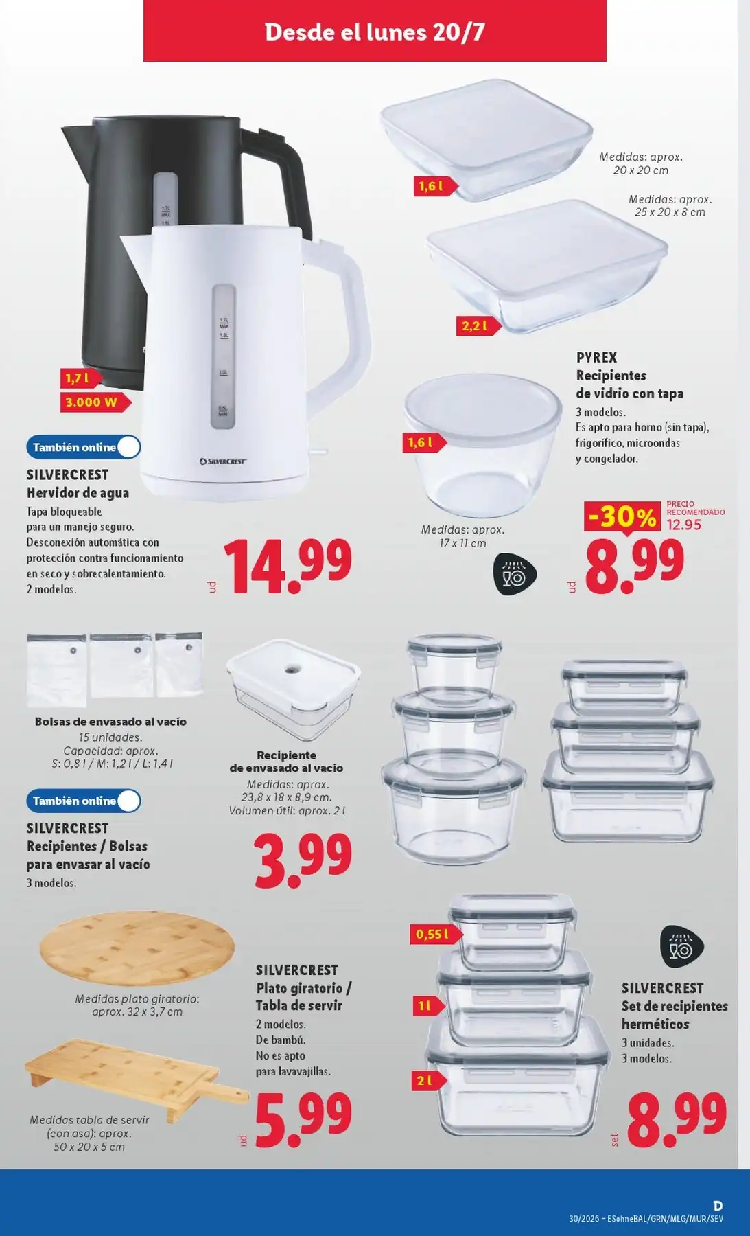 Folleto Lidl Bazar Del 27/07/2026 Al 2/08/2026 - Imagen 1 Del 20/07/2026