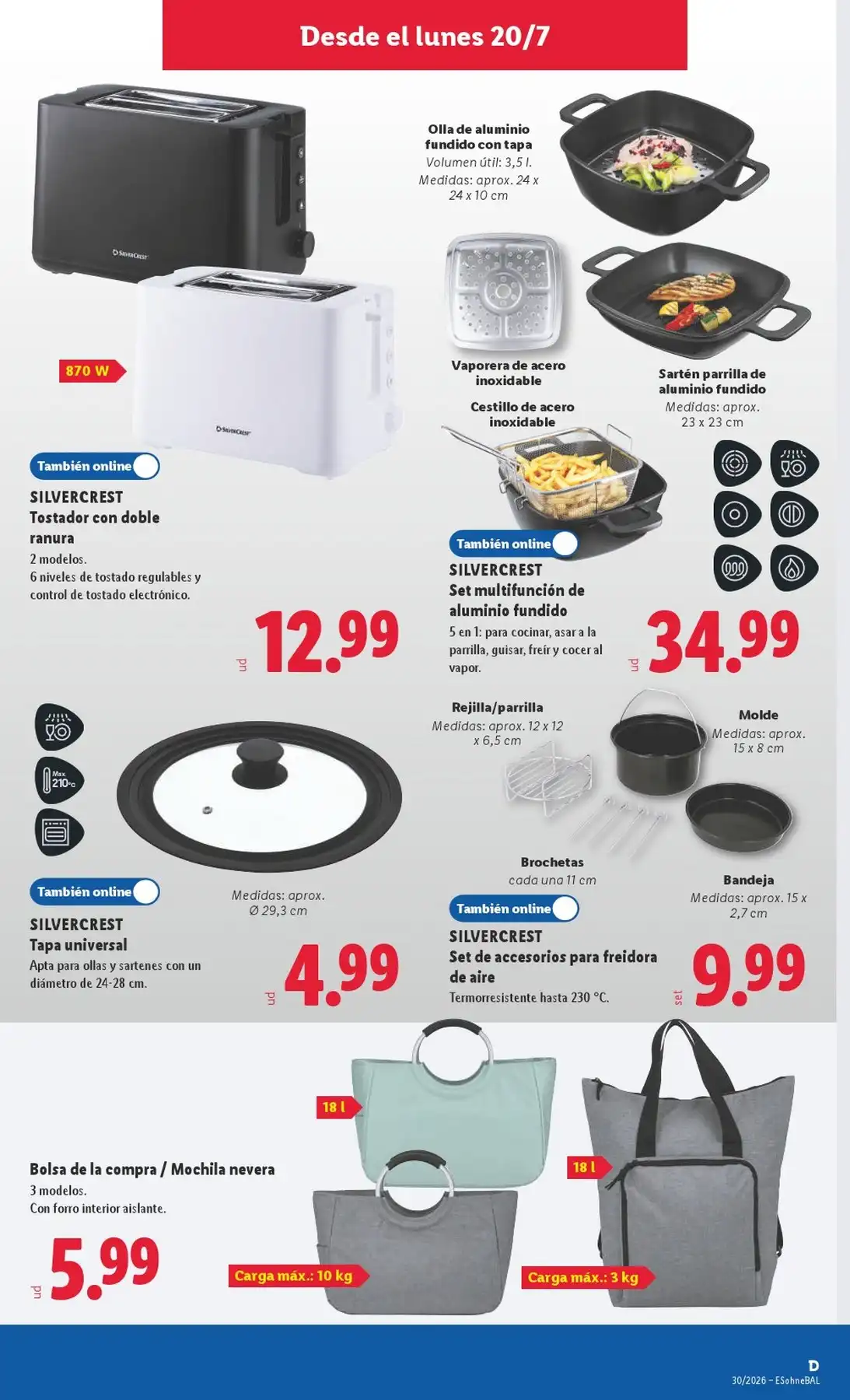 Folleto Lidl Bazar Del 27/07/2026 Al 2/08/2026 - Imagen 3 Del 20/07/2026