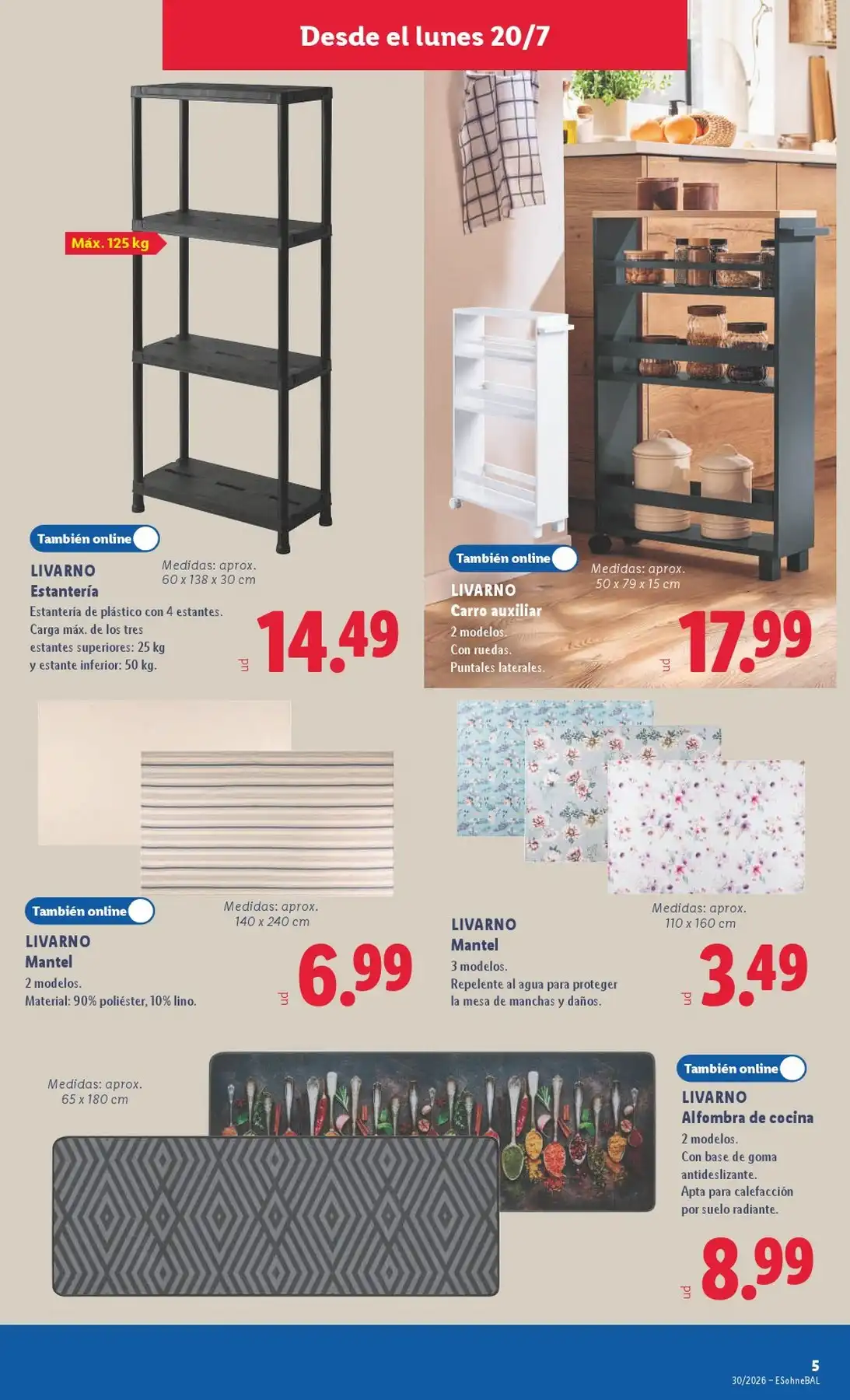 Folleto Lidl Bazar Del 27/07/2026 Al 2/08/2026 - Imagen 3 Del 20/07/2026