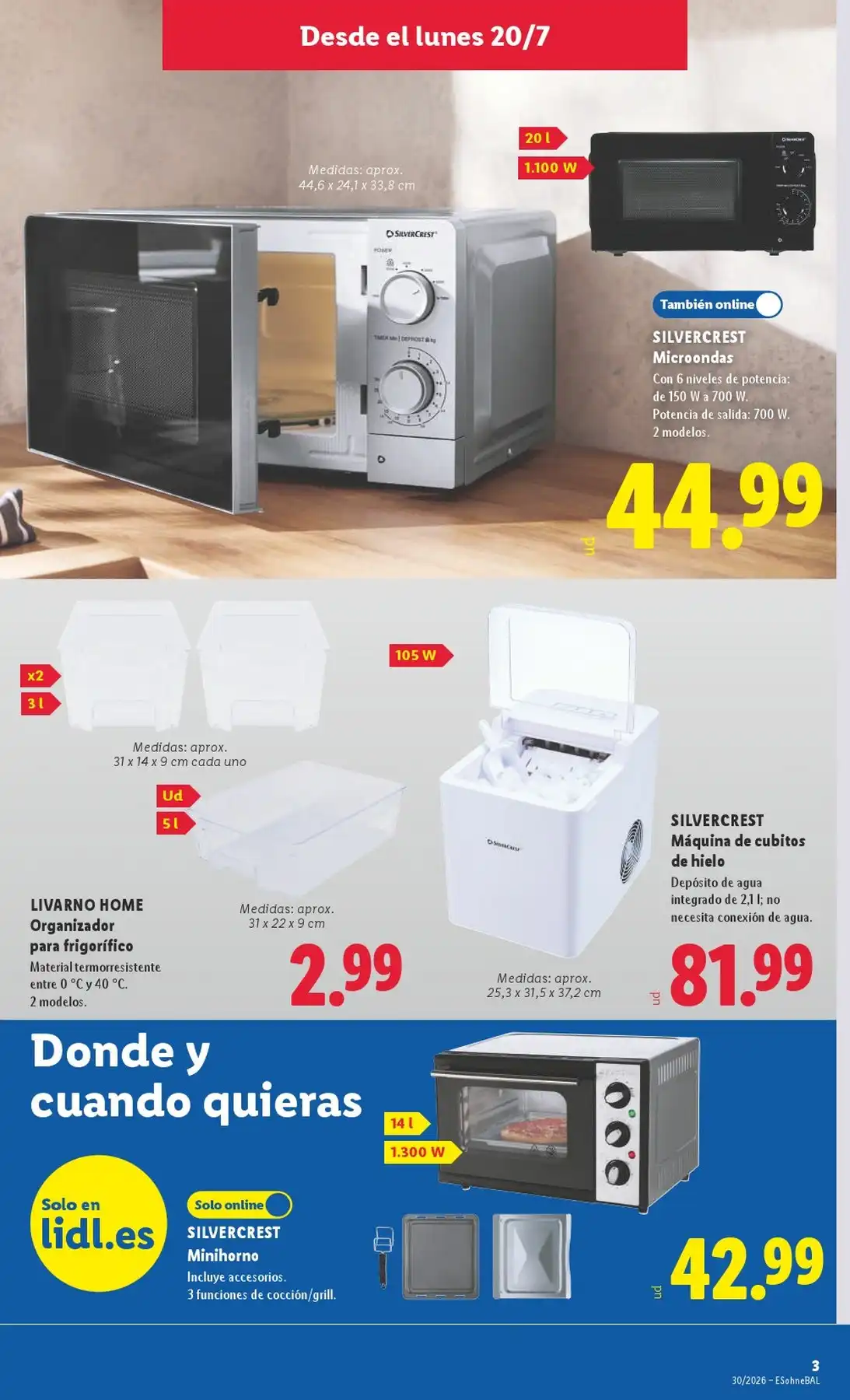 Folleto Lidl Bazar Del 27/07/2026 Al 2/08/2026 - Imagen 3 Del 20/07/2026