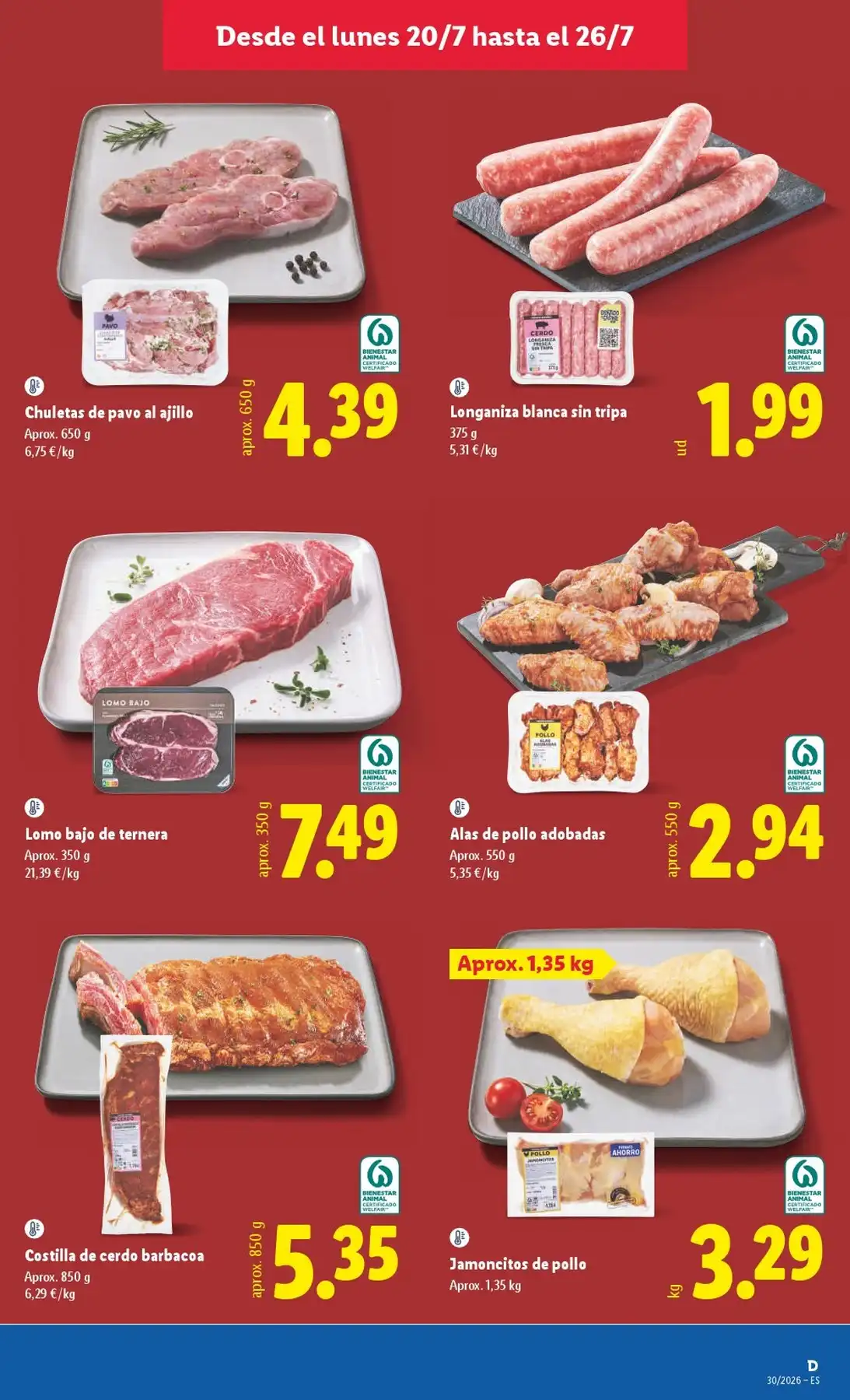 Del 20/07/2026