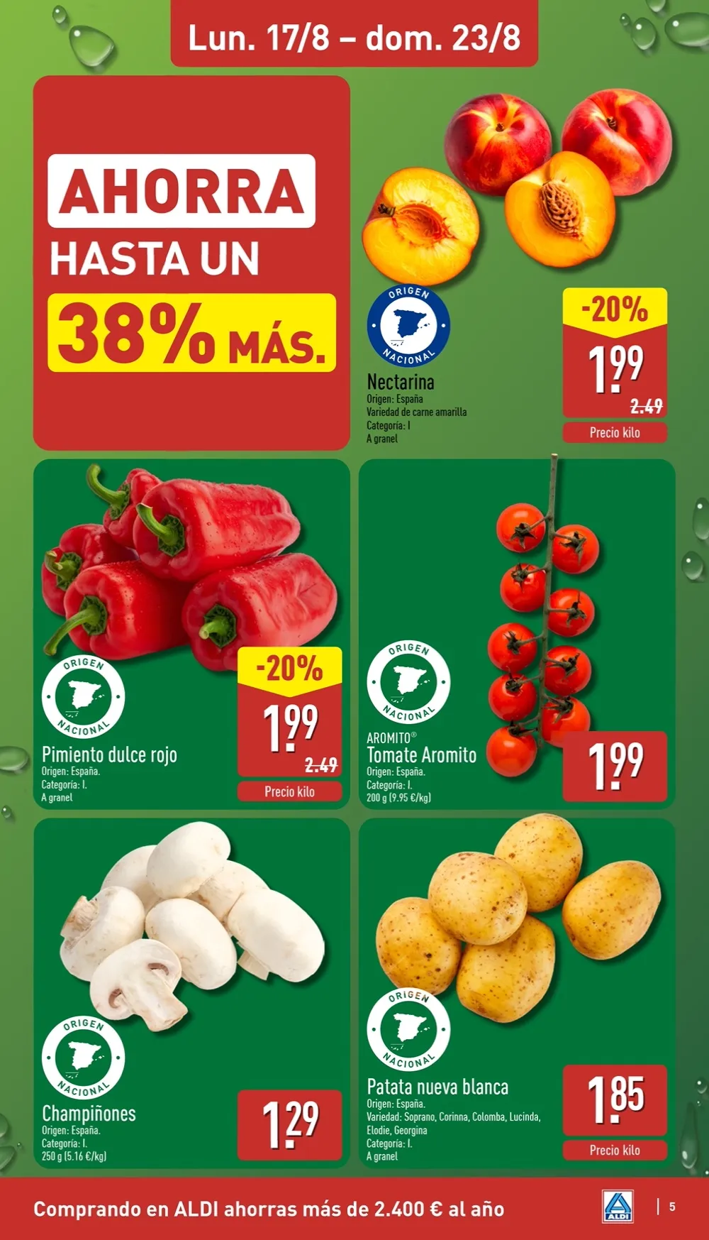 Folleto Aldi Del 17/08/2026 Al 23/08/2026 - Imagen 3 Folleto Aldi 17/08 - 23/08