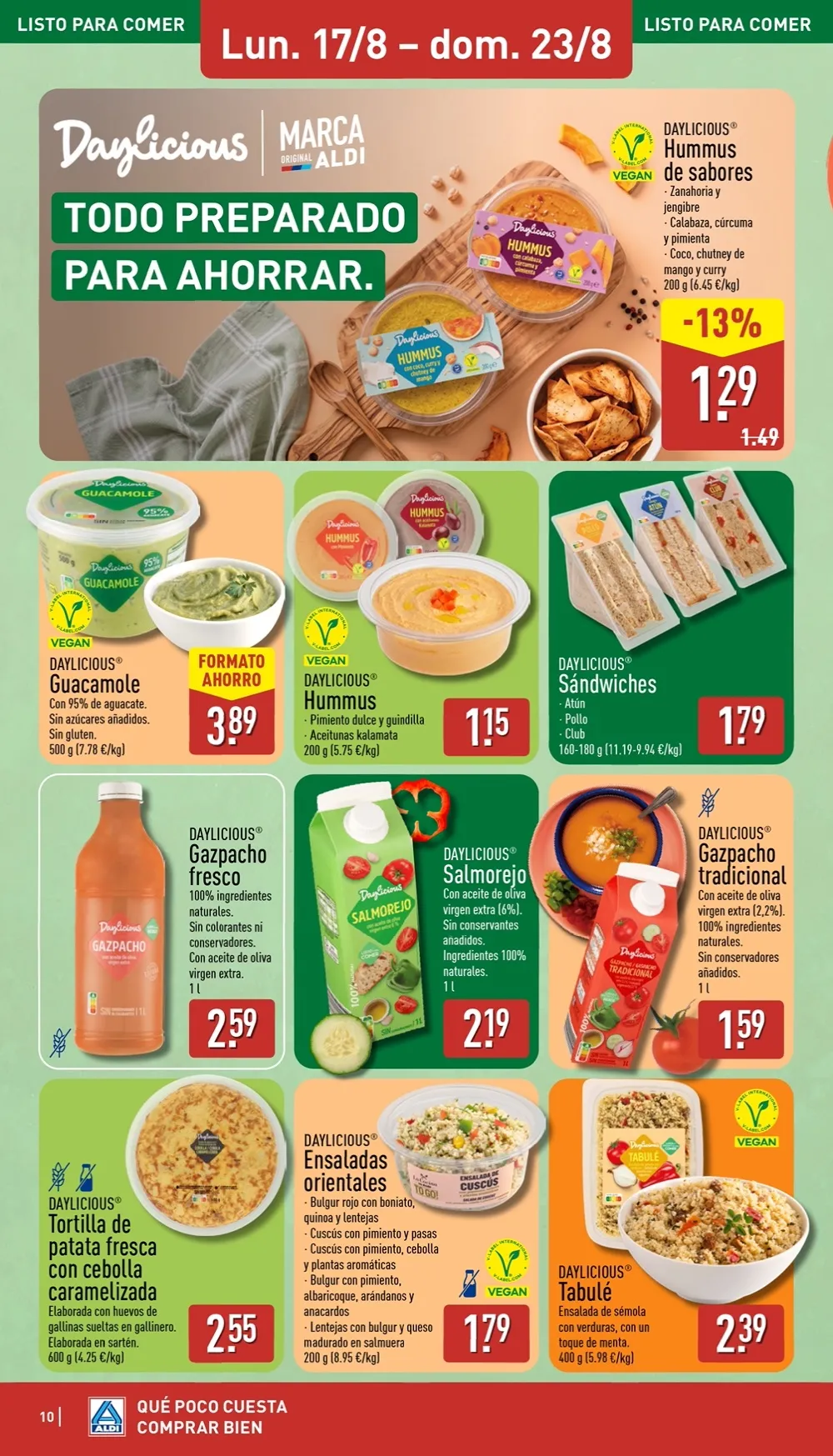 Folleto Aldi 17/08 - 23/08