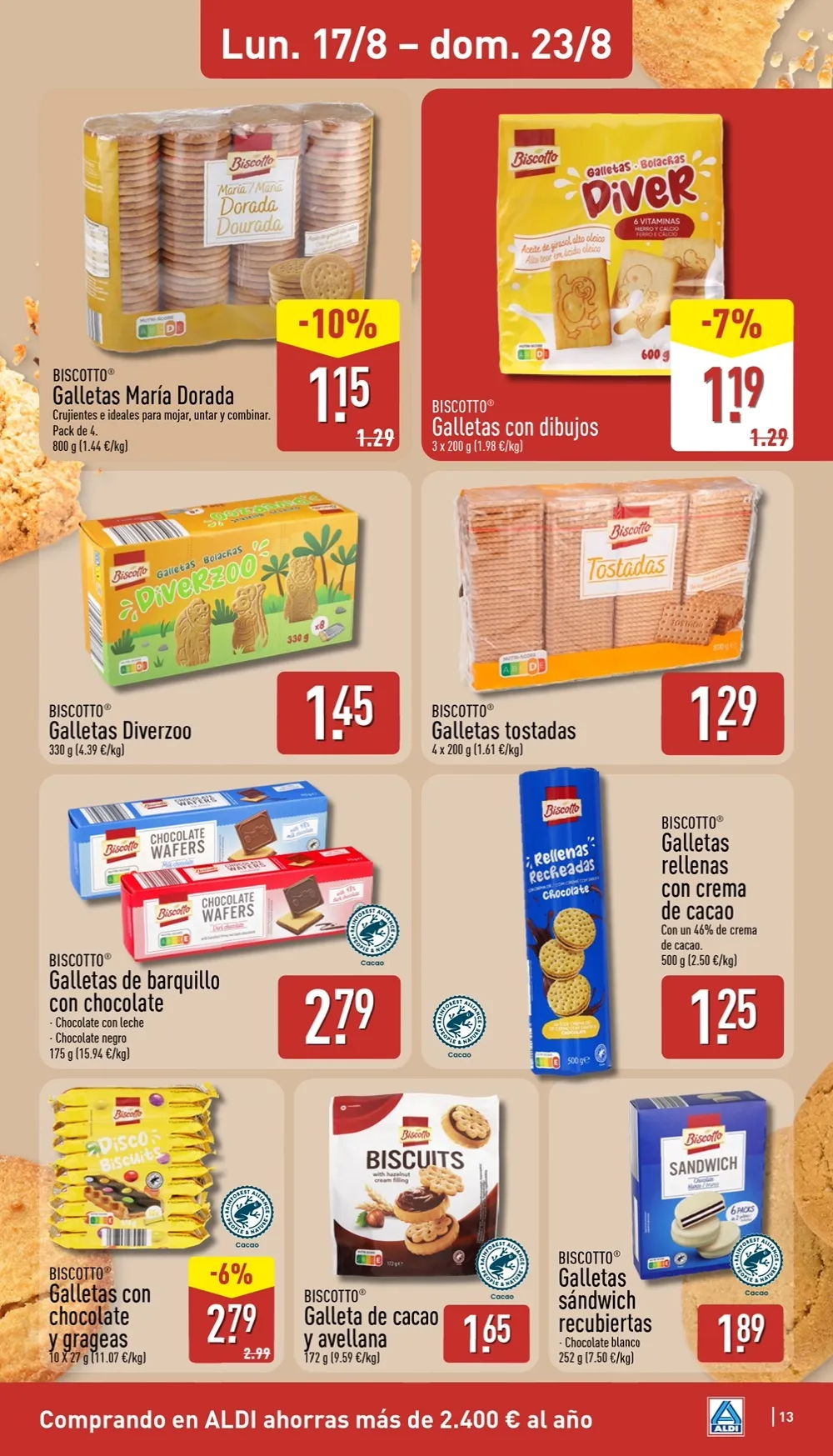 Folleto Aldi 17/08 - 23/08