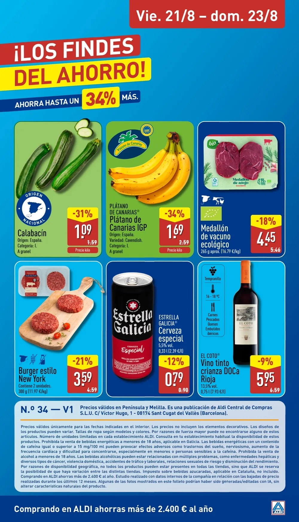Folleto Aldi Del 17/08/2026 Al 23/08/2026 - Imagen 2 Folleto Aldi 17/08 - 23/08