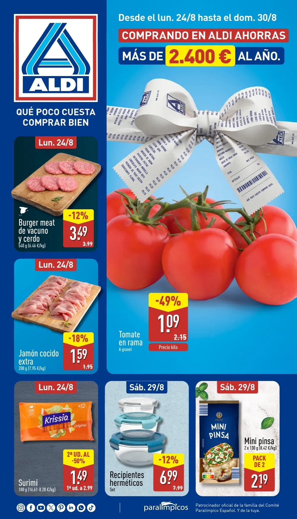 Folleto Aldi 24/08 - 30/08