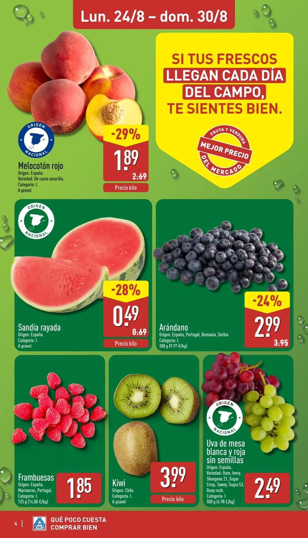 Folleto Aldi 24/08 - 30/08
