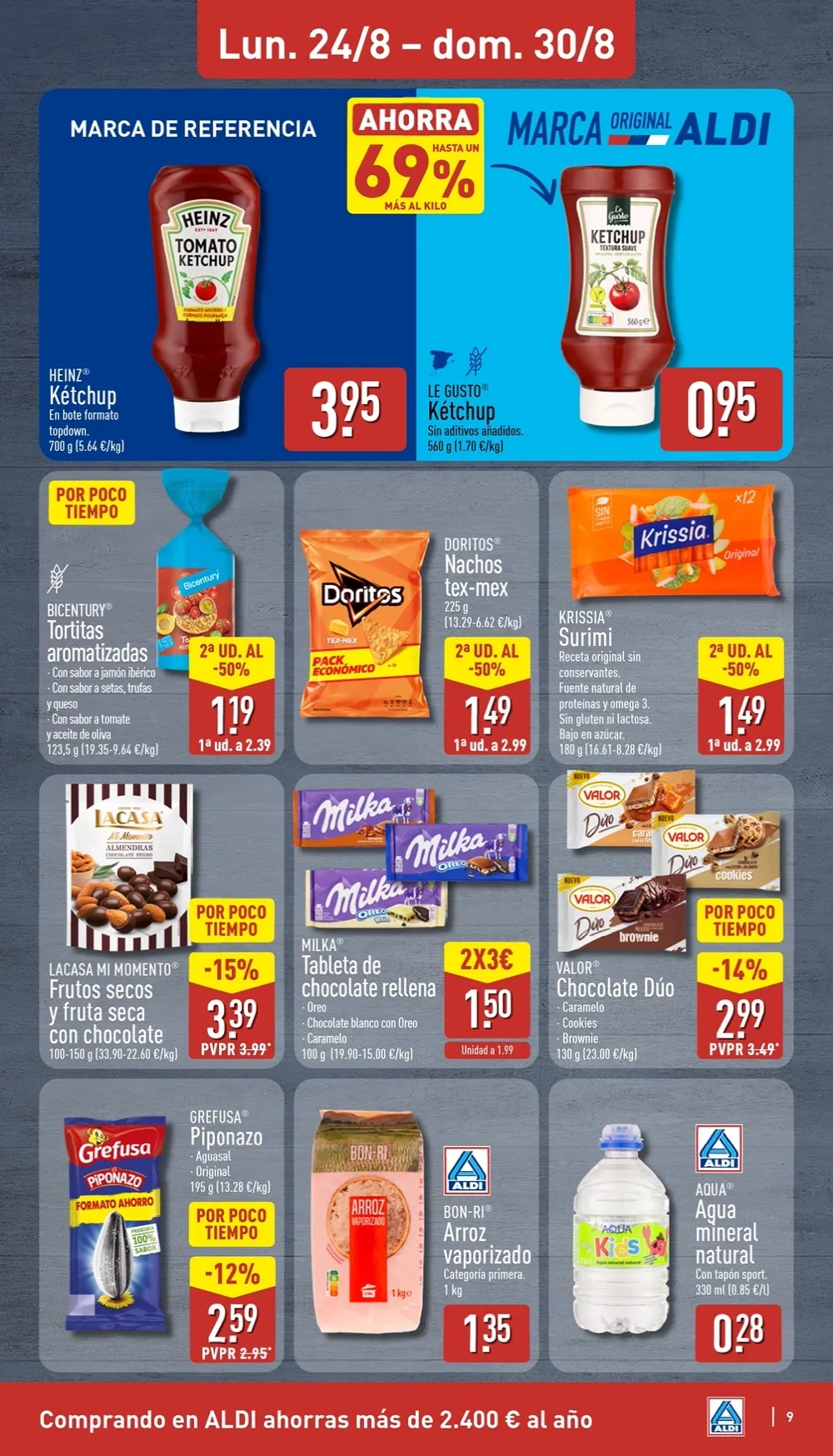 Folleto Aldi 24/08 - 30/08