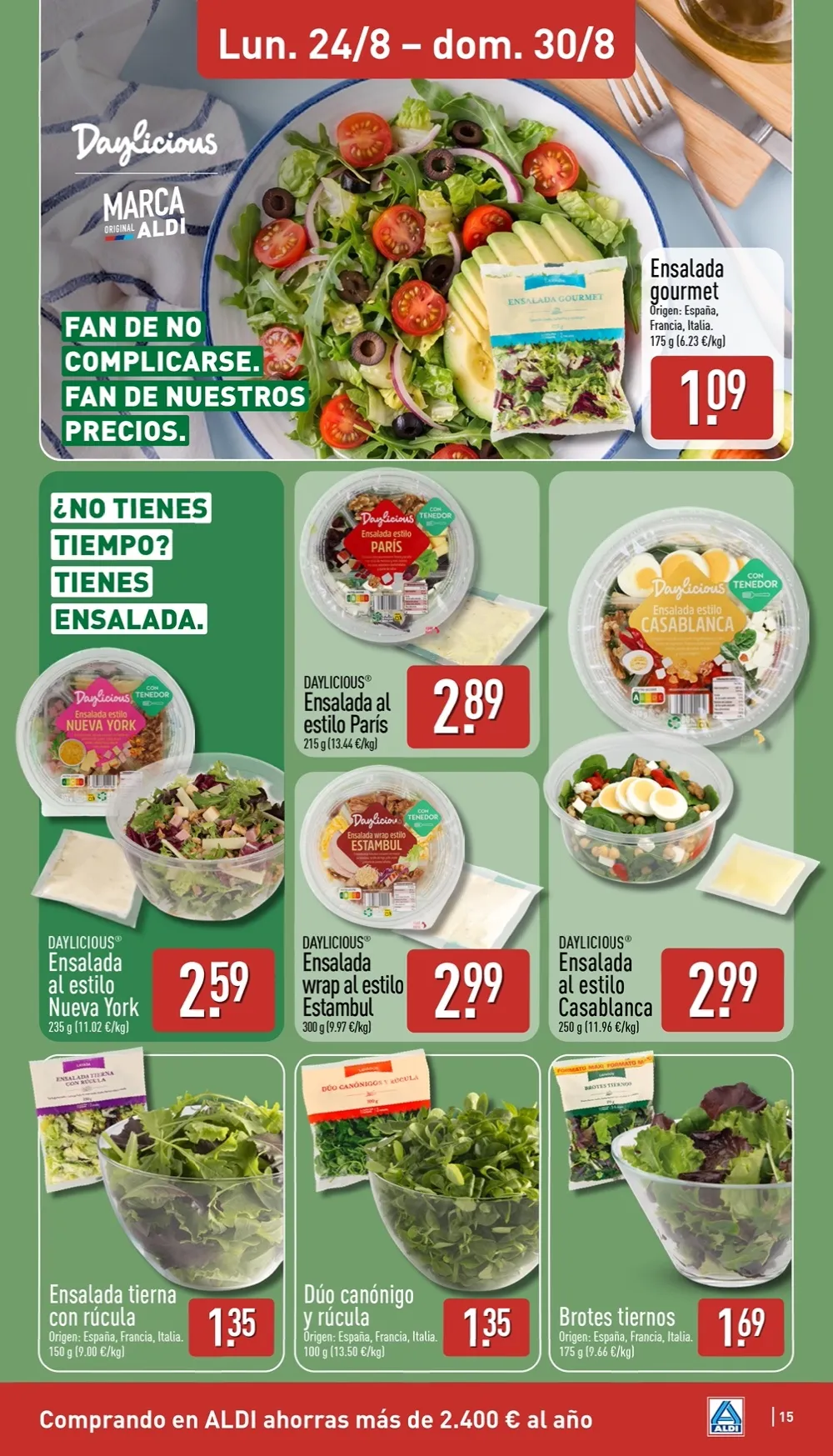 Folleto Aldi 24/08 - 30/08
