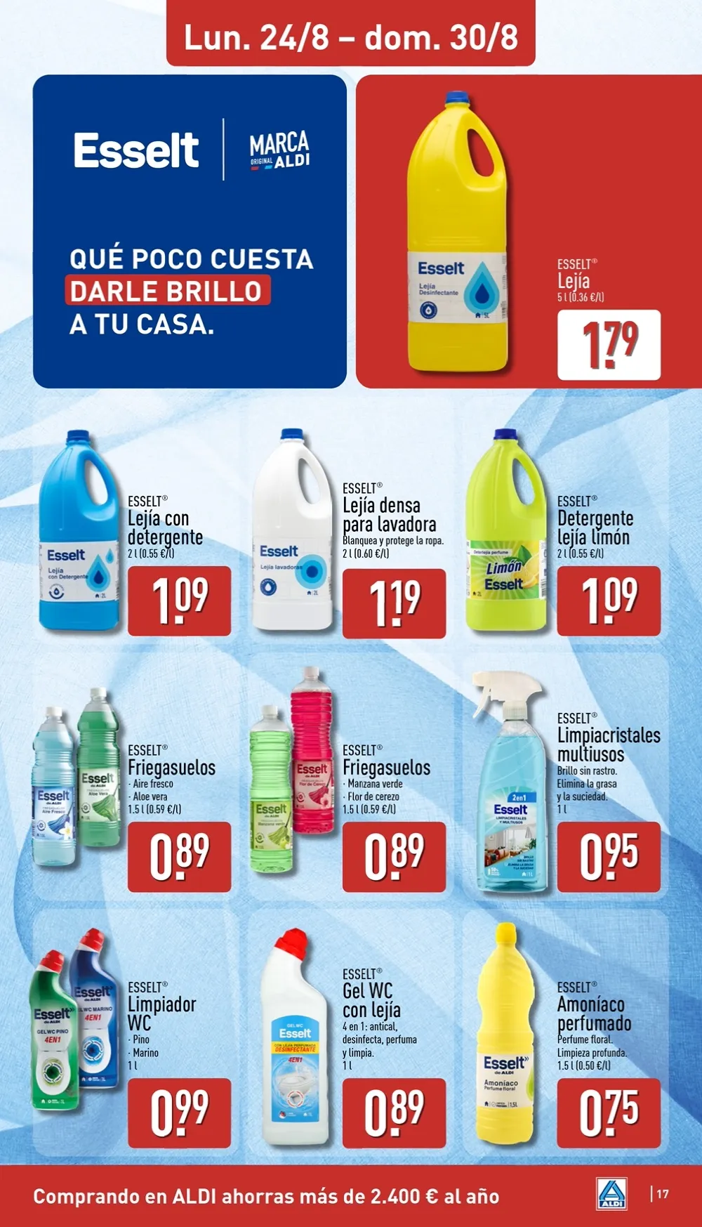 Folleto Aldi 24/08 - 30/08