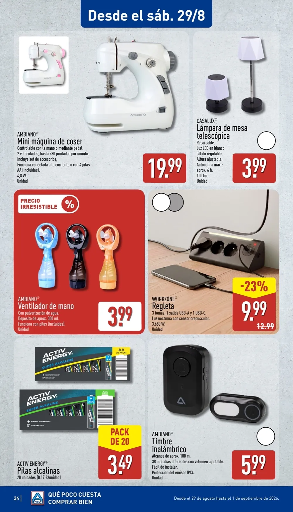 Folleto Aldi 24/08 - 30/08