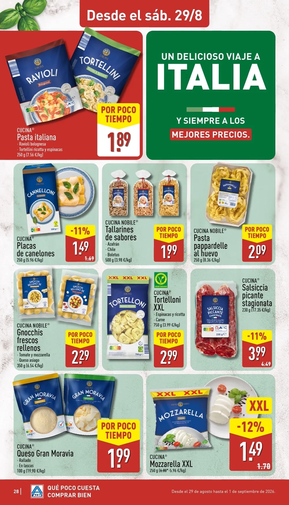 Folleto Aldi 24/08 - 30/08