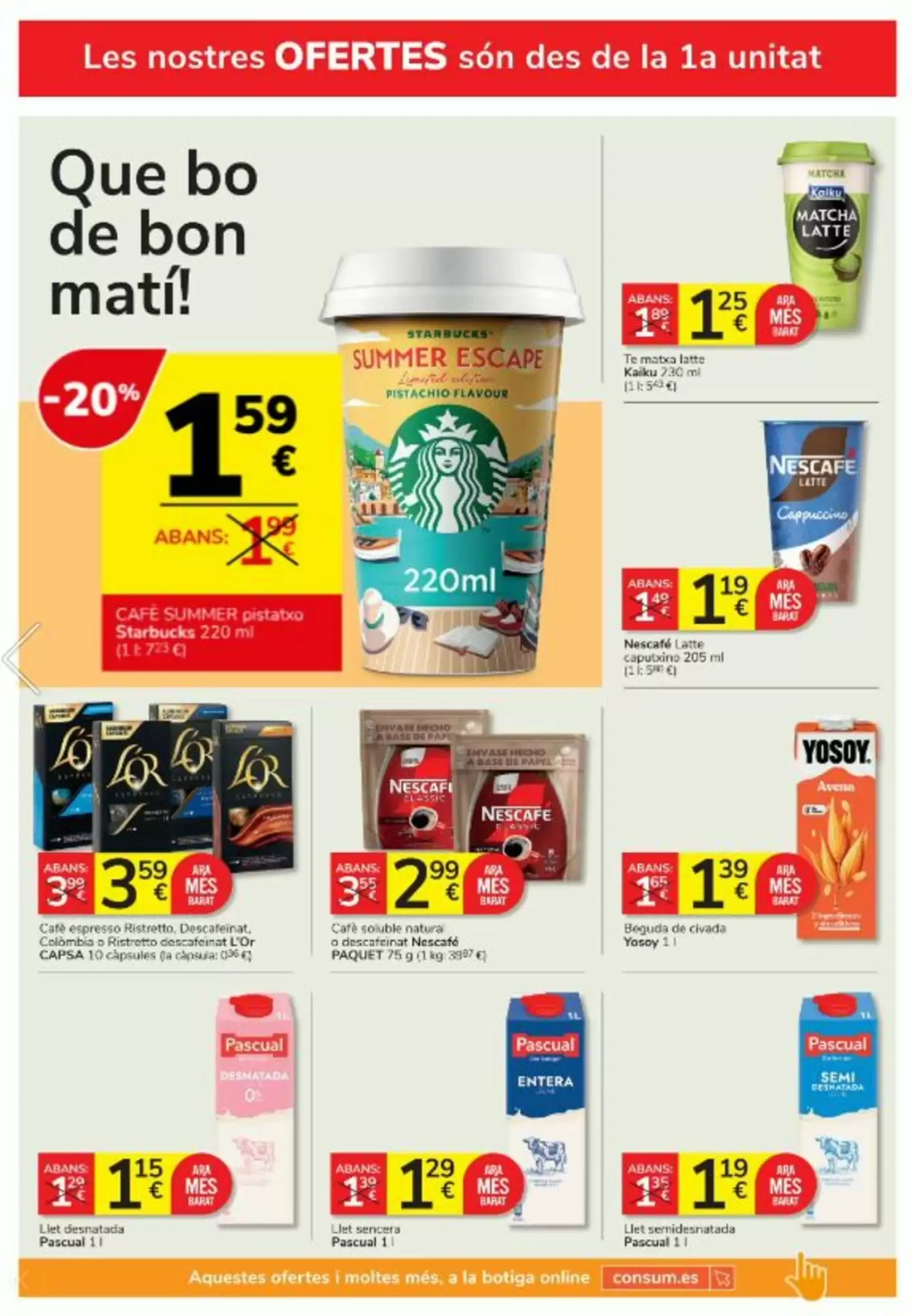 Folleto Consum 23/07 - 26/08