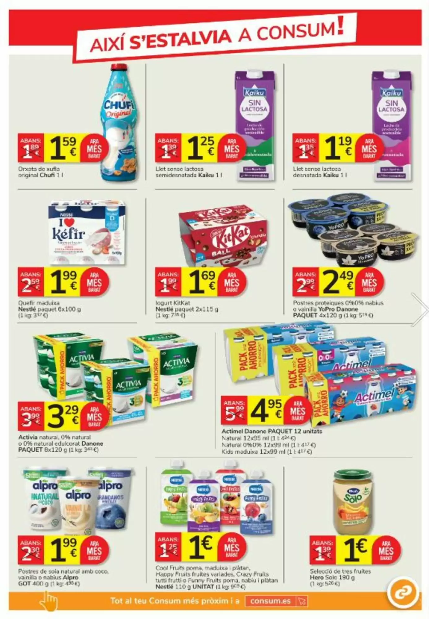 Folleto Consum 23/07 - 26/08
