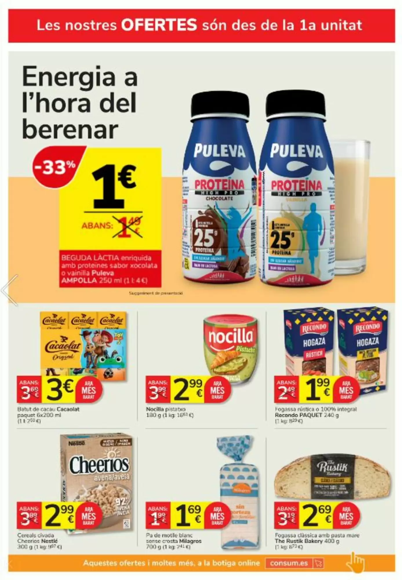 Folleto Consum 23/07 - 26/08