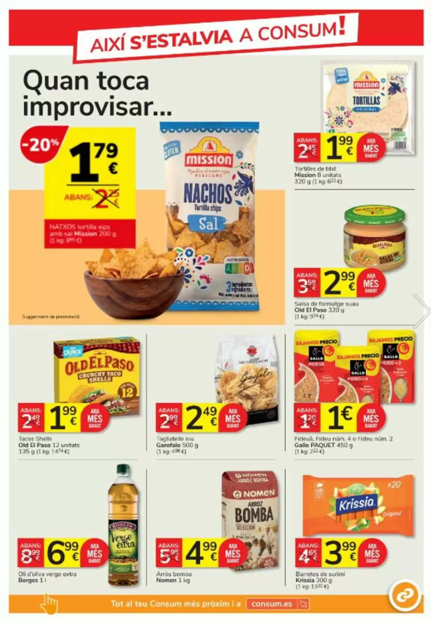 Folleto Consum 23/07 - 26/08