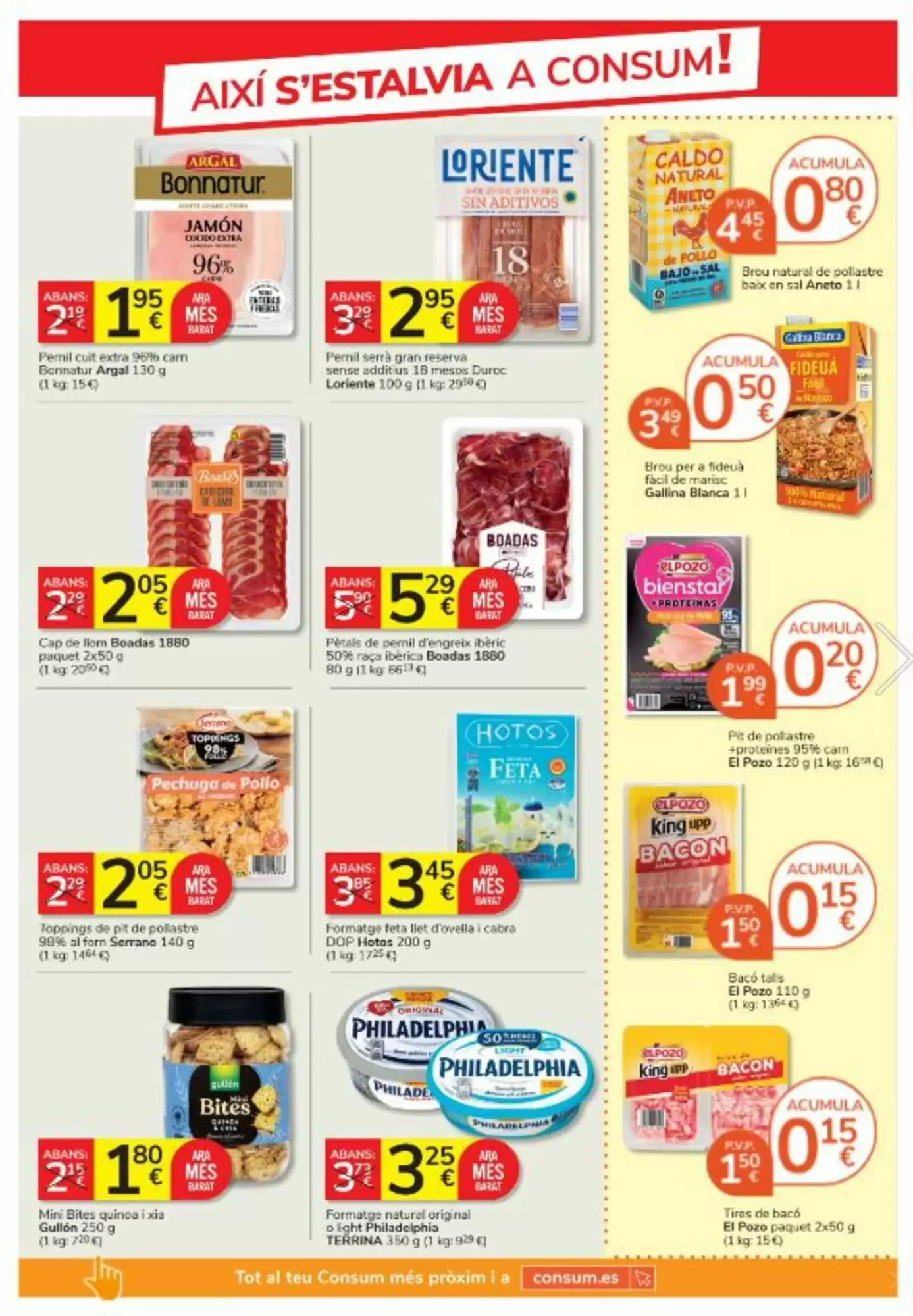 Folleto Consum 23/07 - 26/08