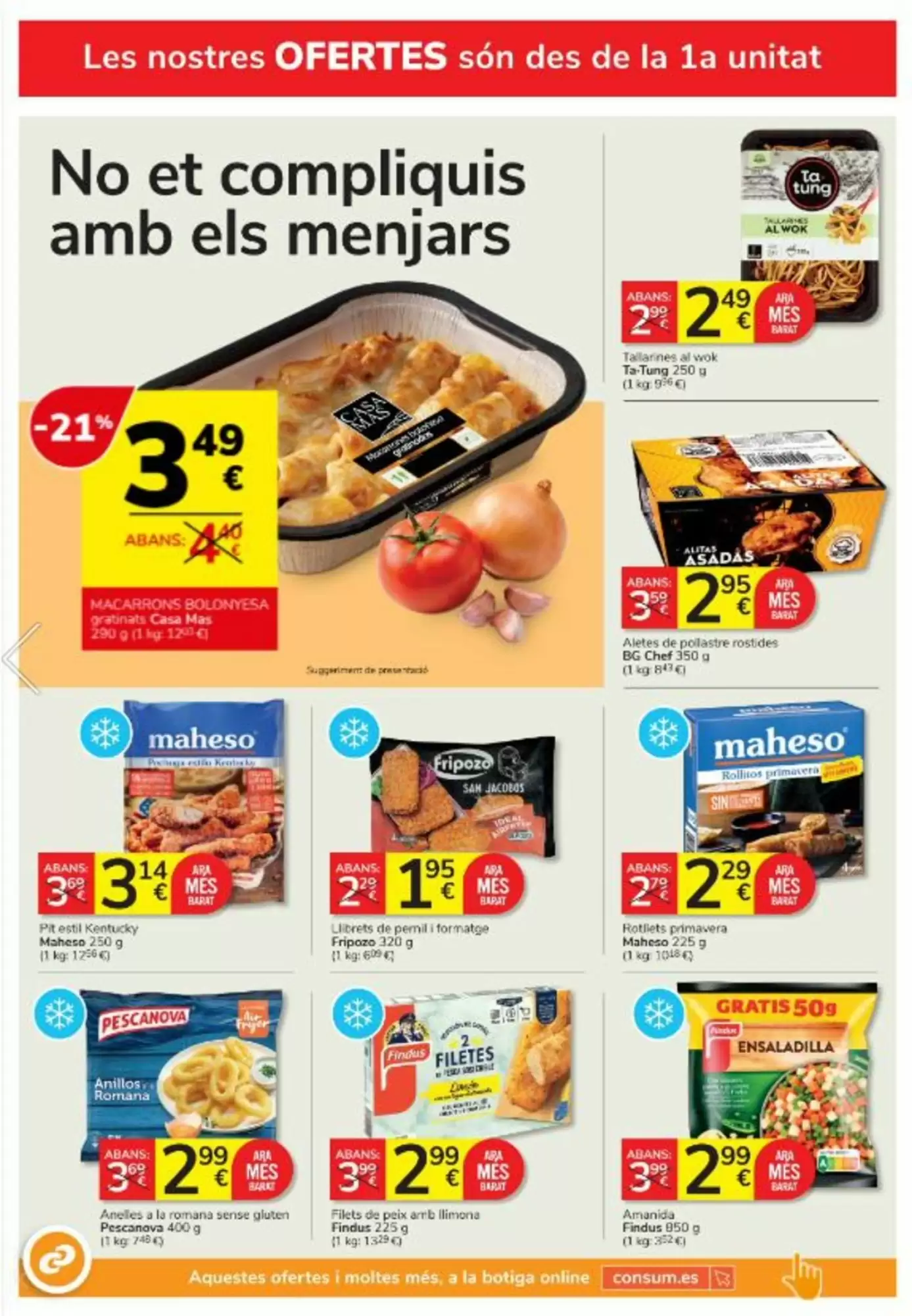 Folleto Consum 23/07 - 26/08