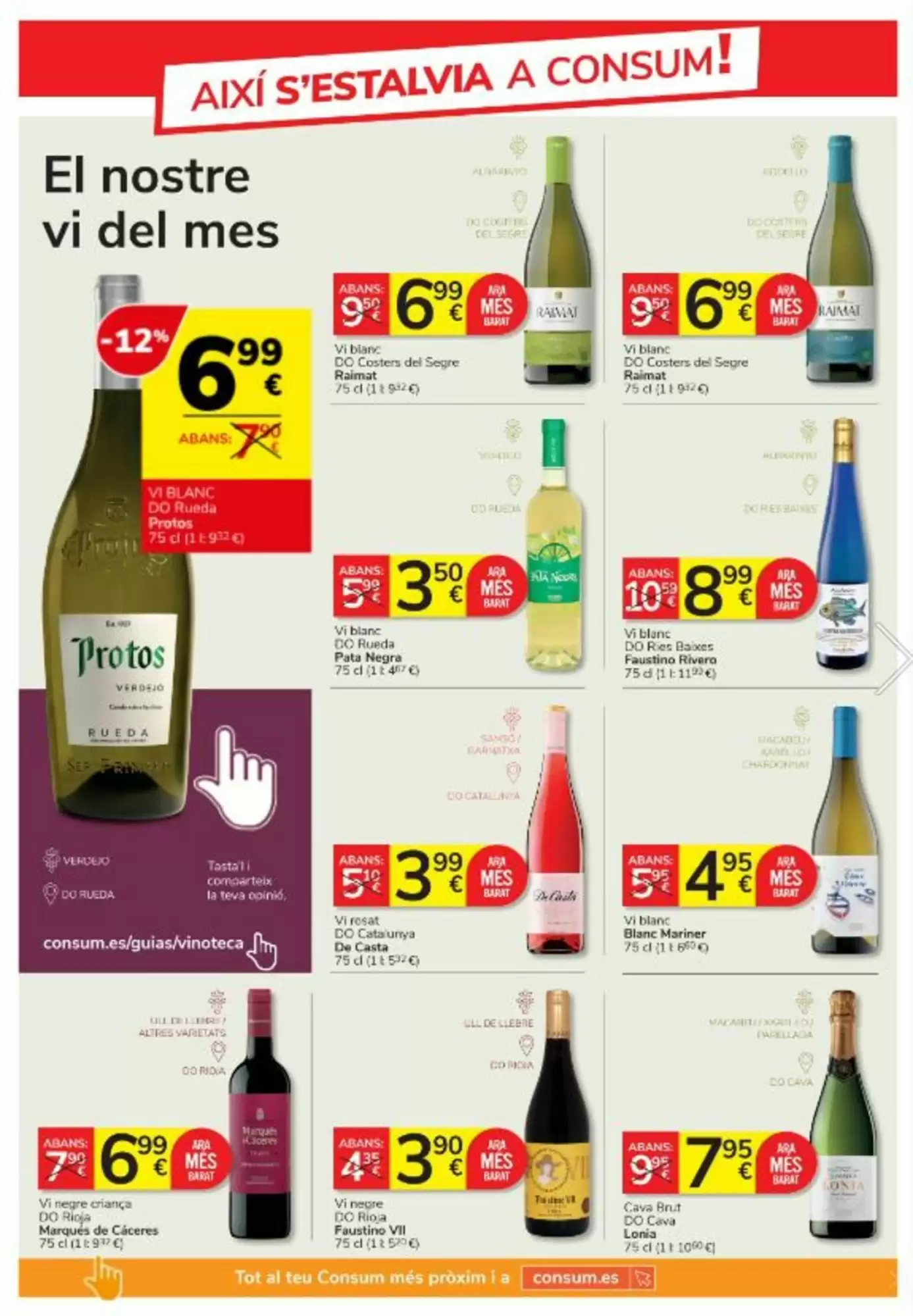 Folleto Consum 23/07 - 26/08
