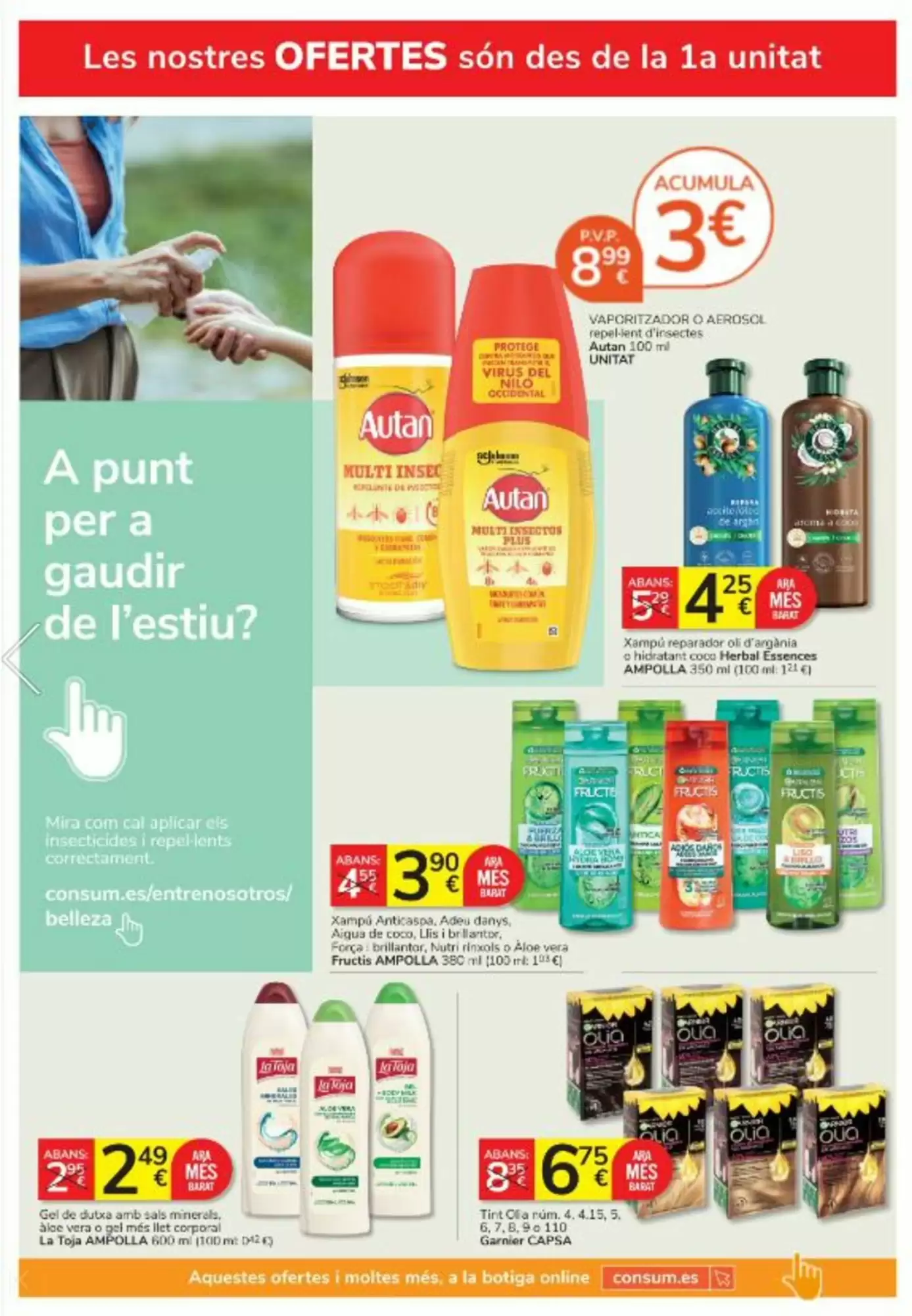 Folleto Consum 23/07 - 26/08