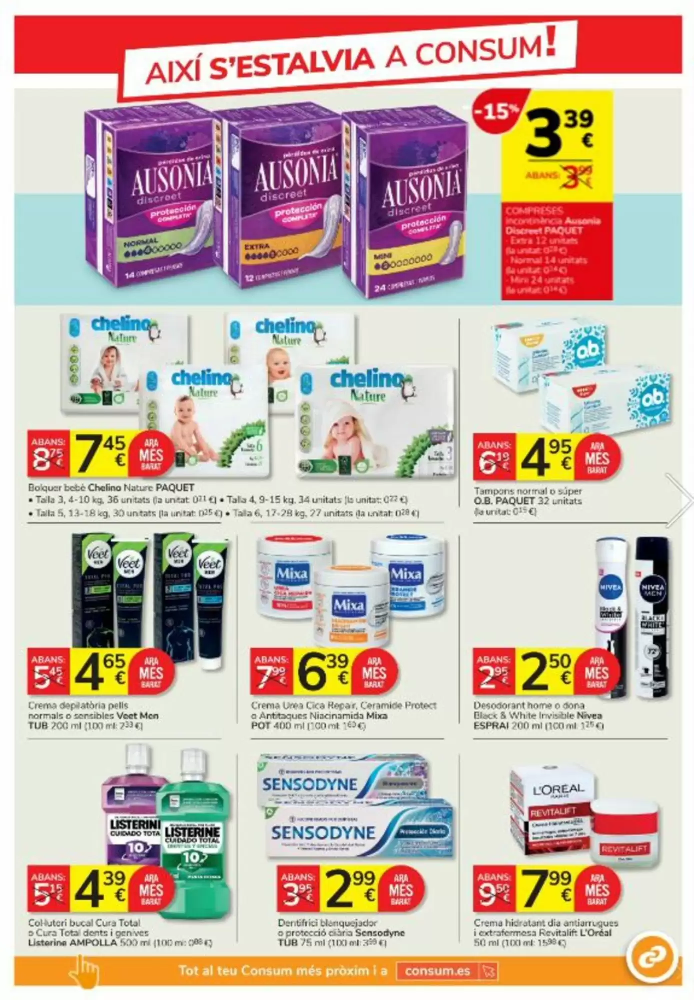 Folleto Consum 23/07 - 26/08