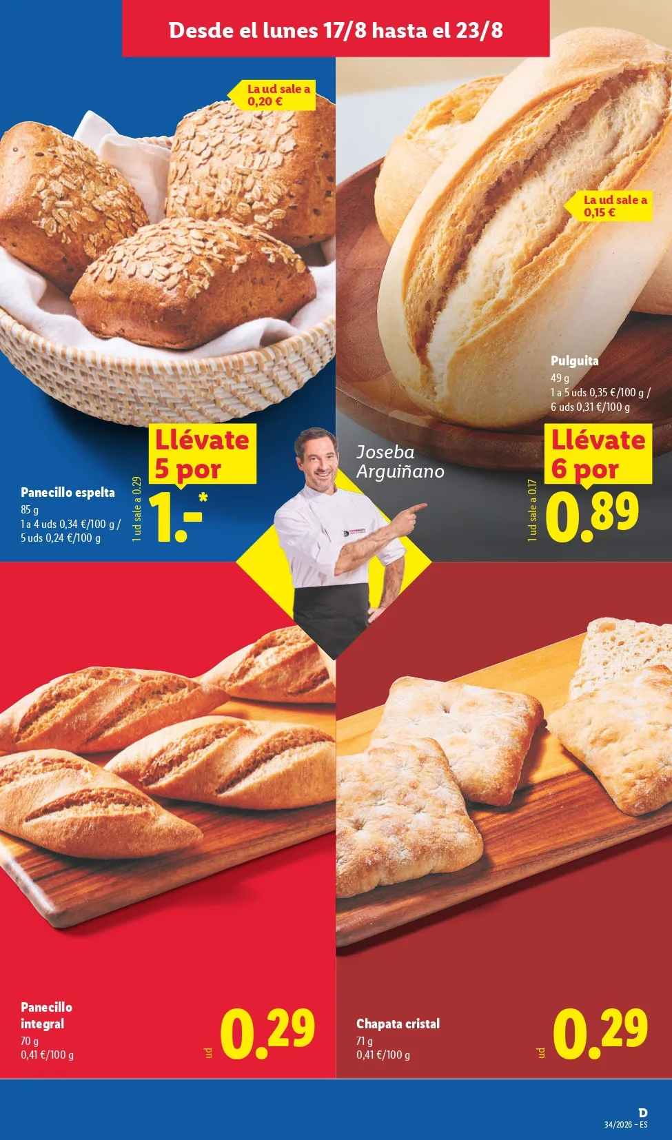 Folleto Lidl 17/08 - 23/08