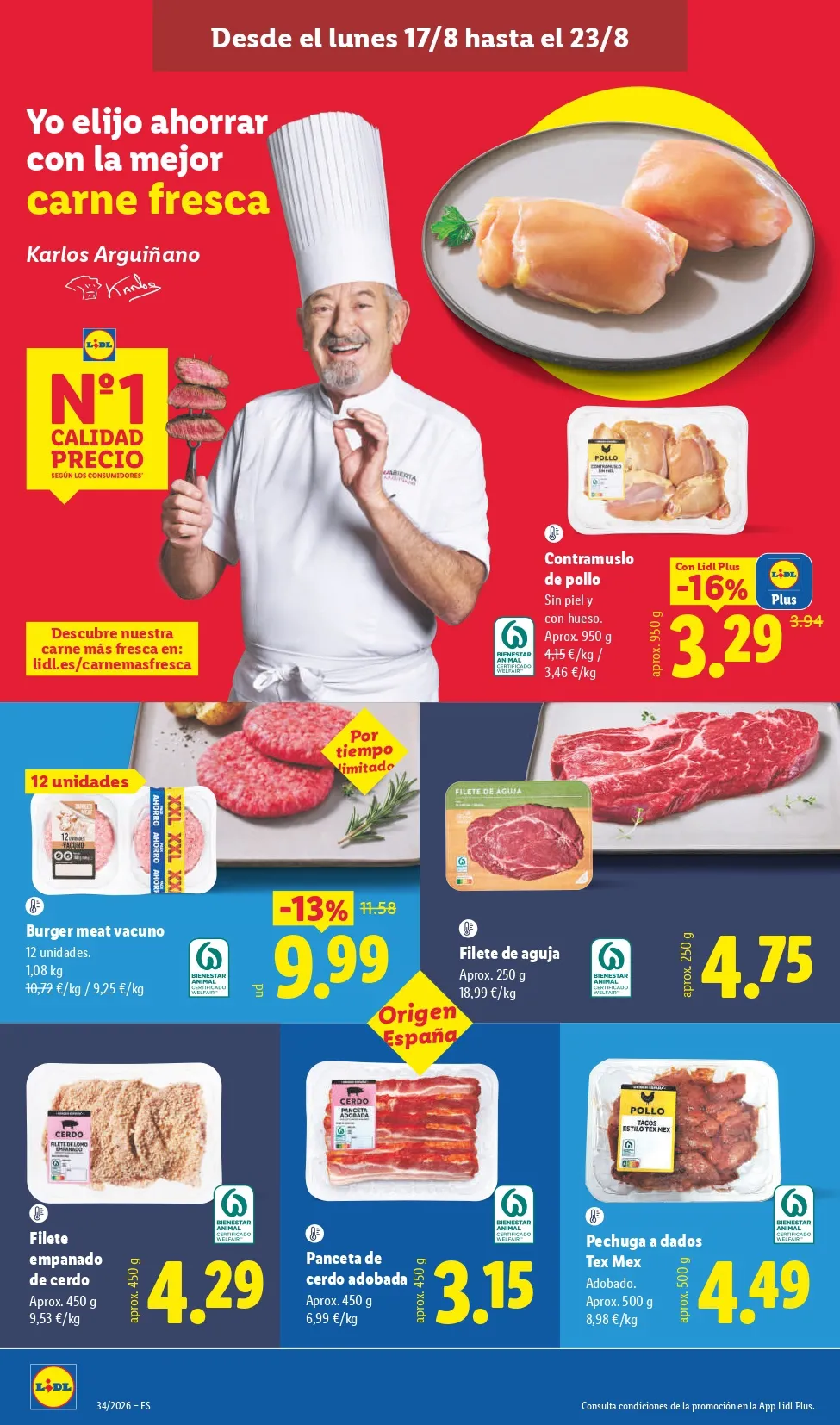 Folleto Lidl 17/08 - 23/08