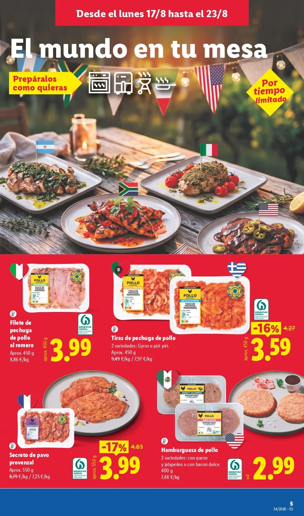 Folleto Lidl 17/08 - 23/08