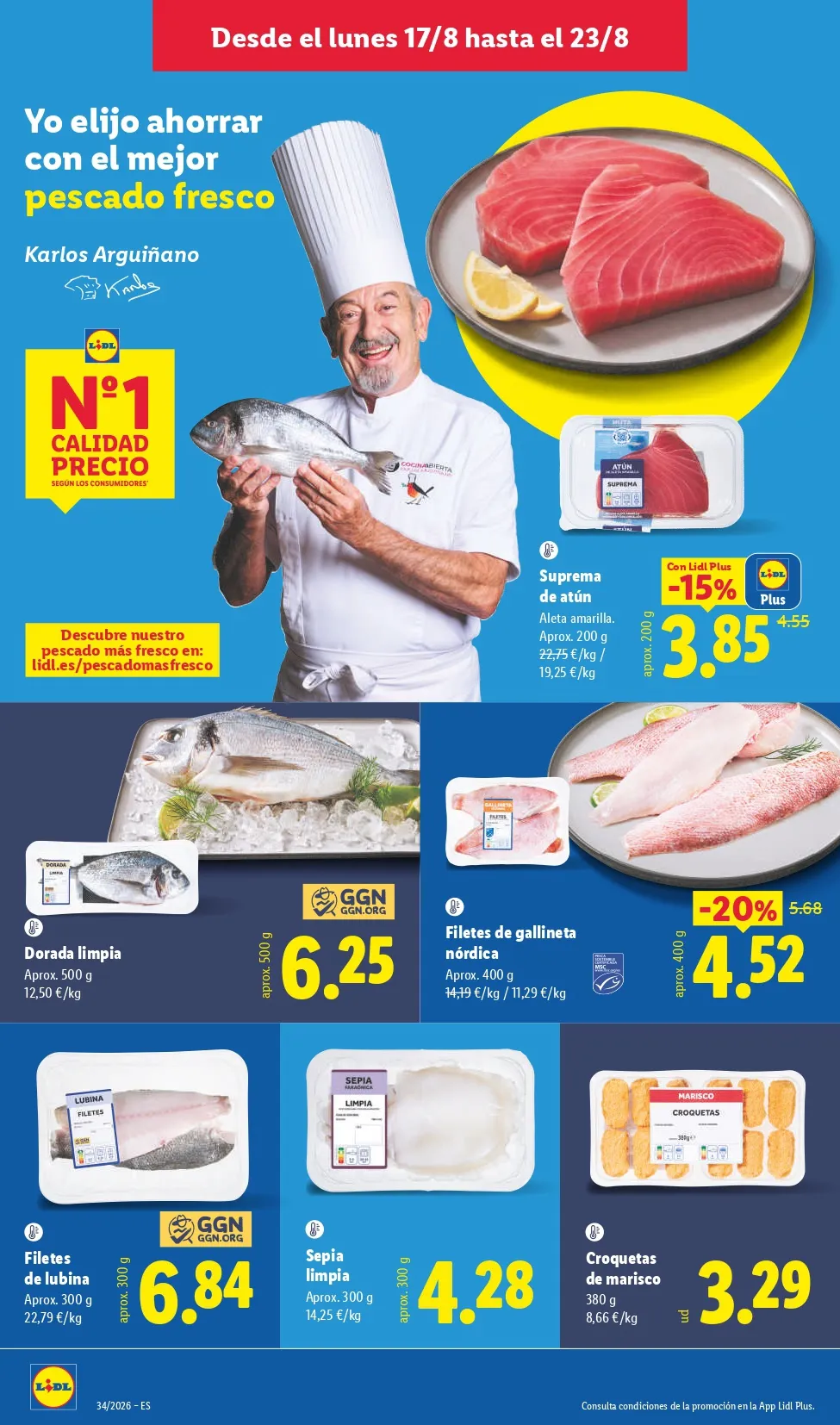 Folleto Lidl 17/08 - 23/08