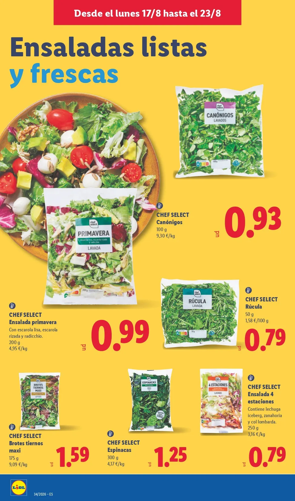 Folleto Lidl 17/08 - 23/08