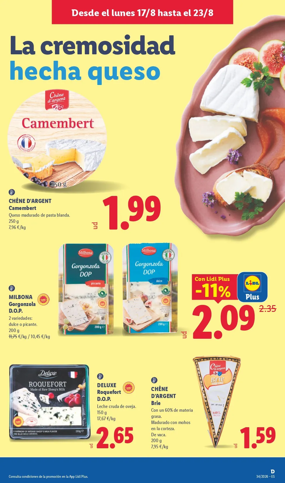 Folleto Lidl 17/08 - 23/08