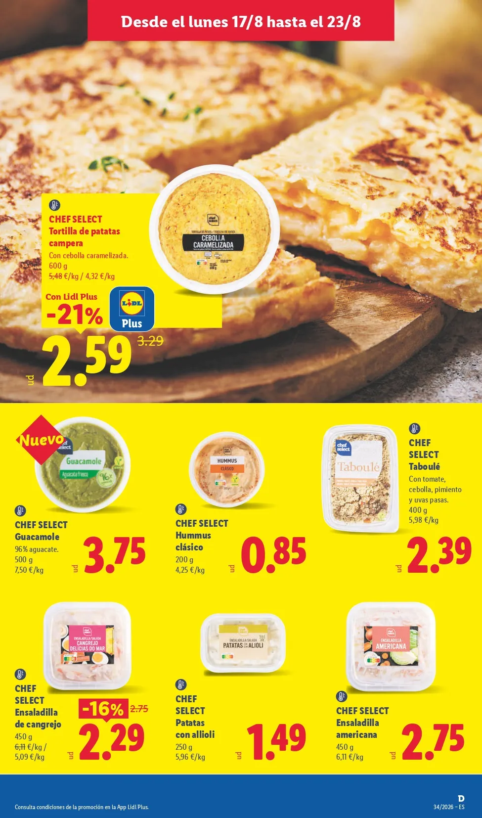 Folleto Lidl 17/08 - 23/08