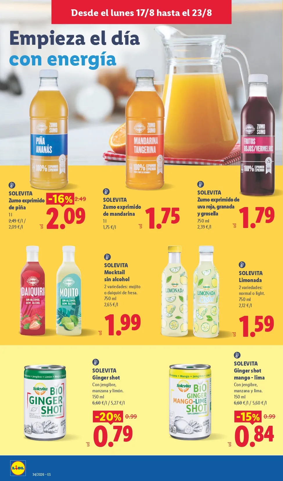 Folleto Lidl 17/08 - 23/08
