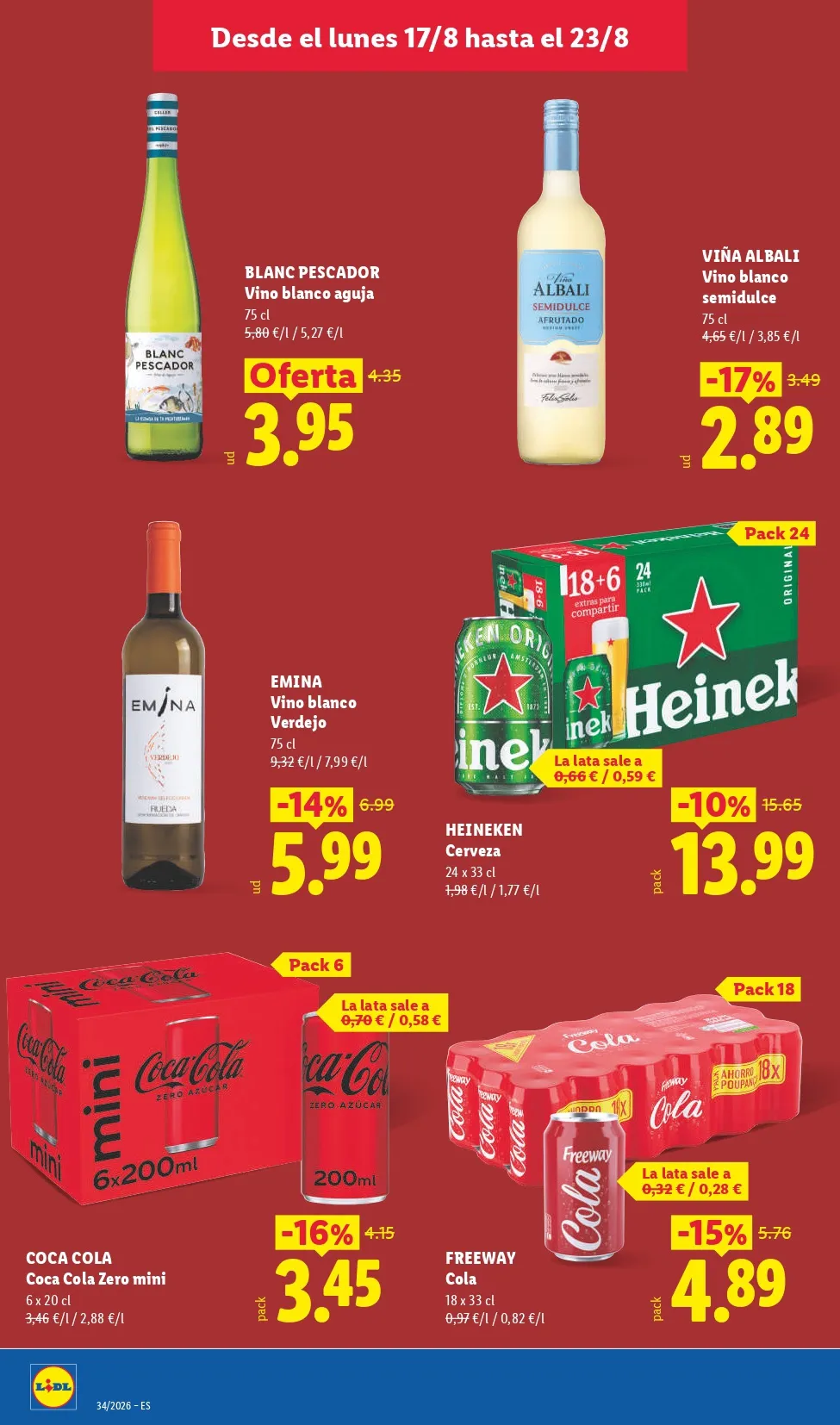 Folleto Lidl 17/08 - 23/08