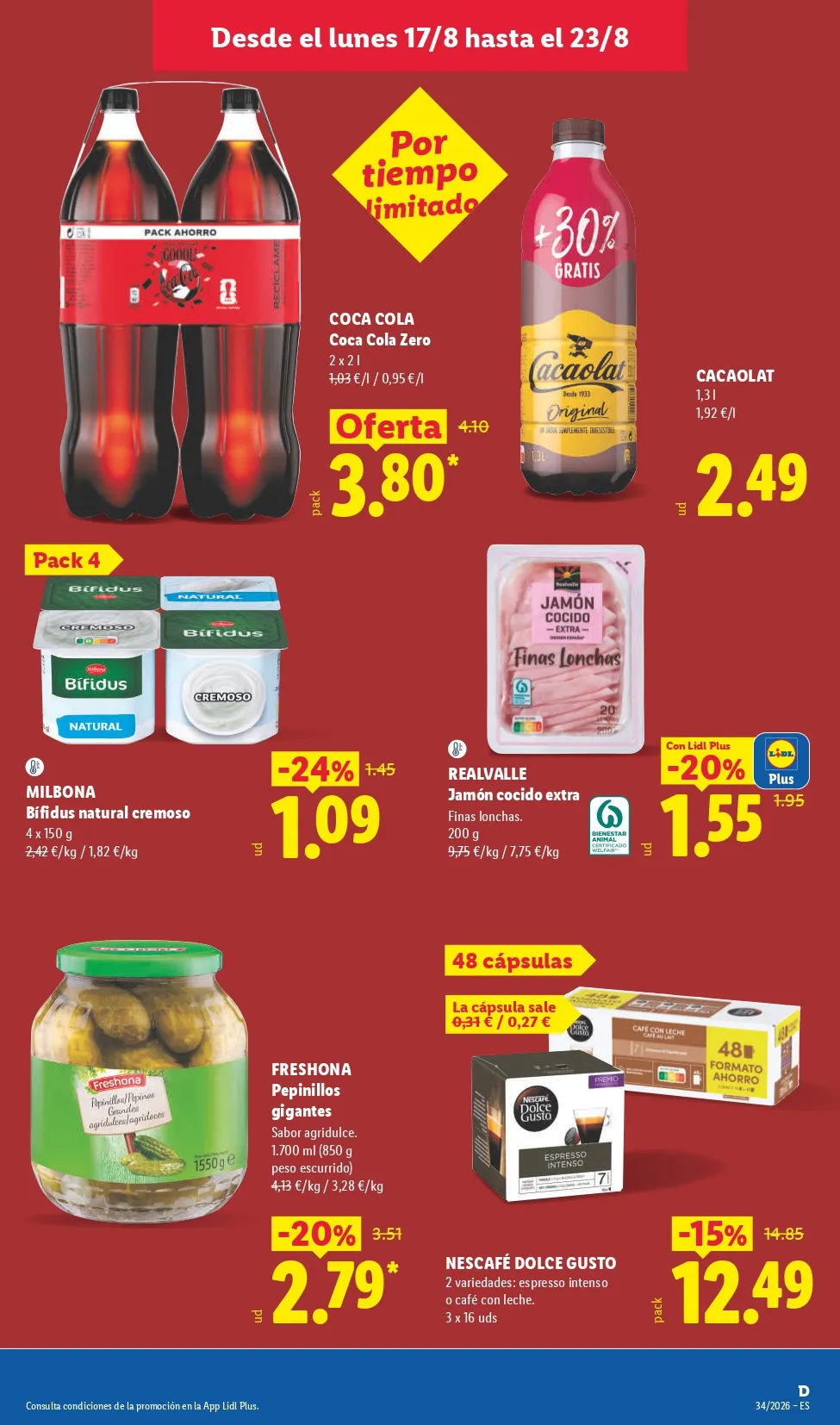 Folleto Lidl 17/08 - 23/08