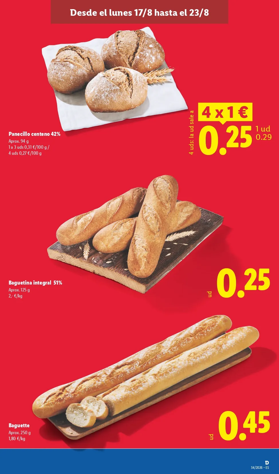Folleto Lidl 17/08 - 23/08