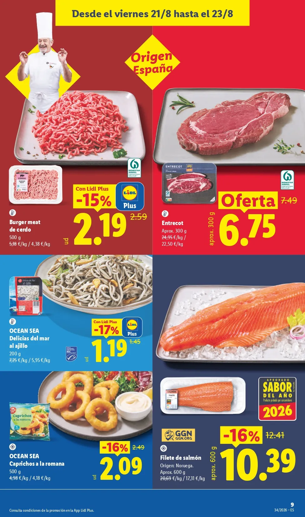 Folleto Lidl 17/08 - 23/08
