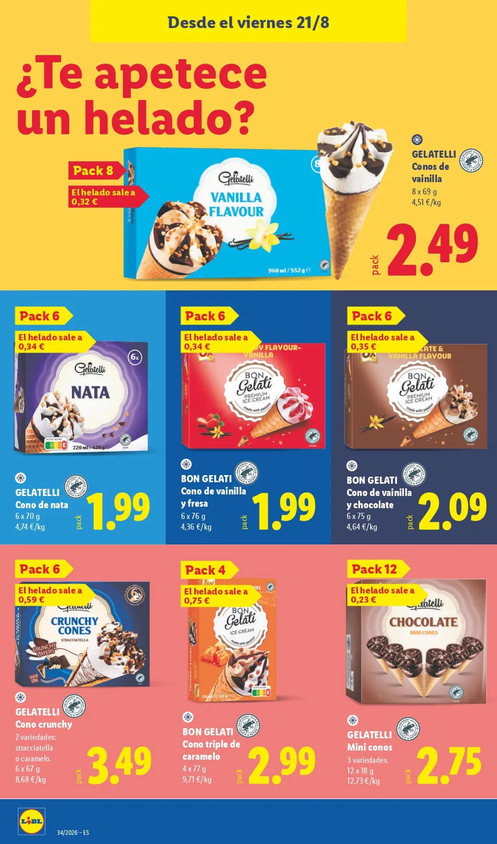 Folleto Lidl 17/08 - 23/08