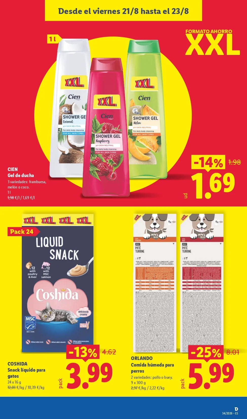 Folleto Lidl Del 17/08/2026 Al 23/08/2026 - Imagen 3 Folleto Lidl 17/08 - 23/08