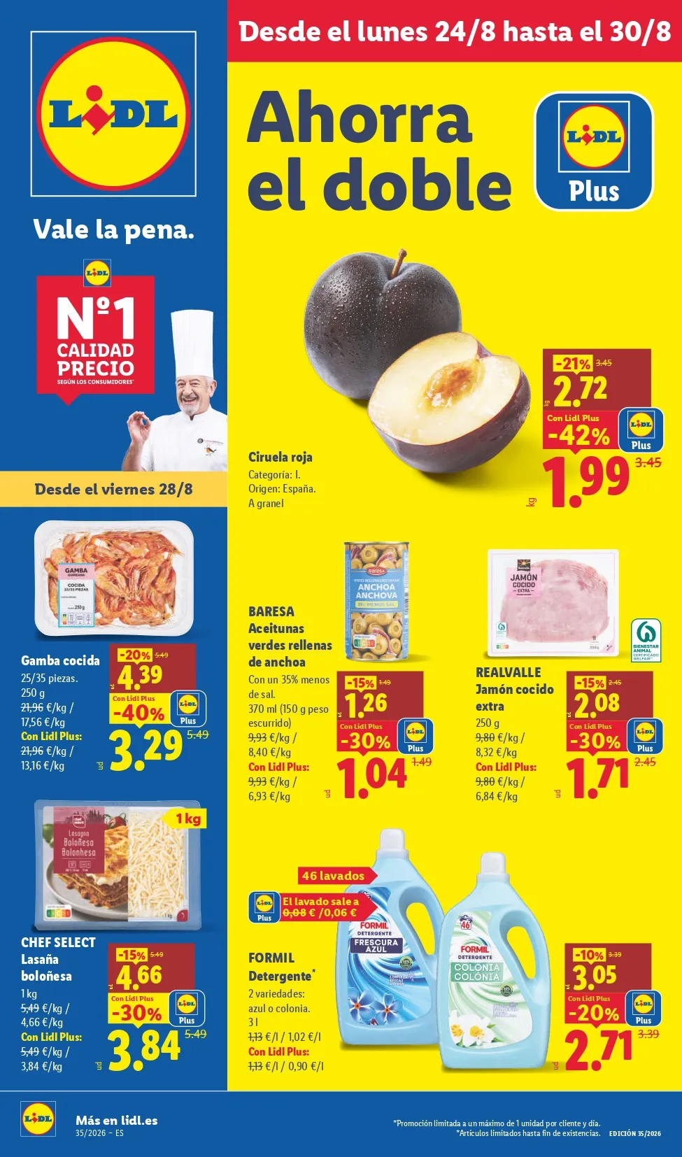 Folleto Lidl 24/08 - 30/08