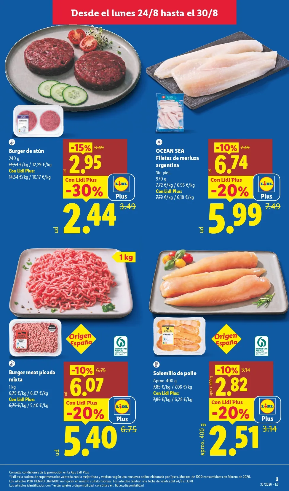 Folleto Lidl 24/08 - 30/08