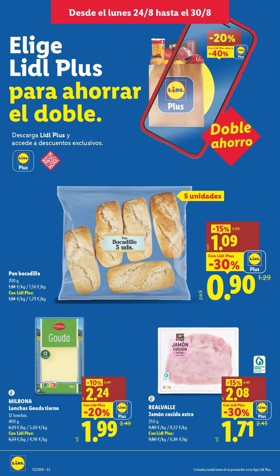 Folleto Lidl 24/08 - 30/08