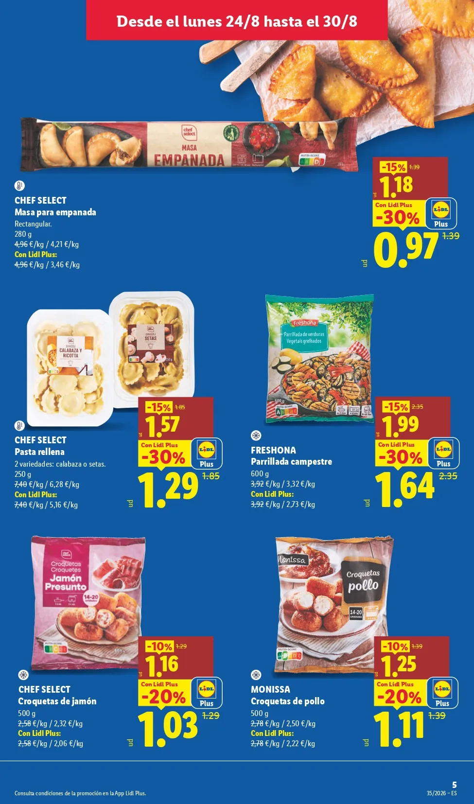 Folleto Lidl Del 24/08/2026 Al 30/08/2026 - Imagen 1 Folleto Lidl 24/08 - 30/08