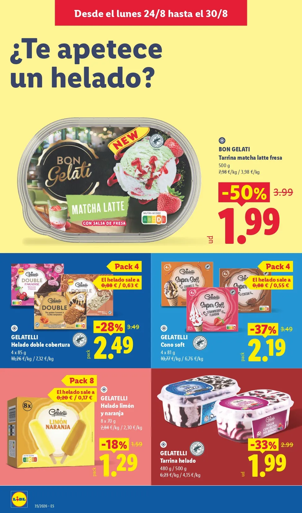 Folleto Lidl 24/08 - 30/08